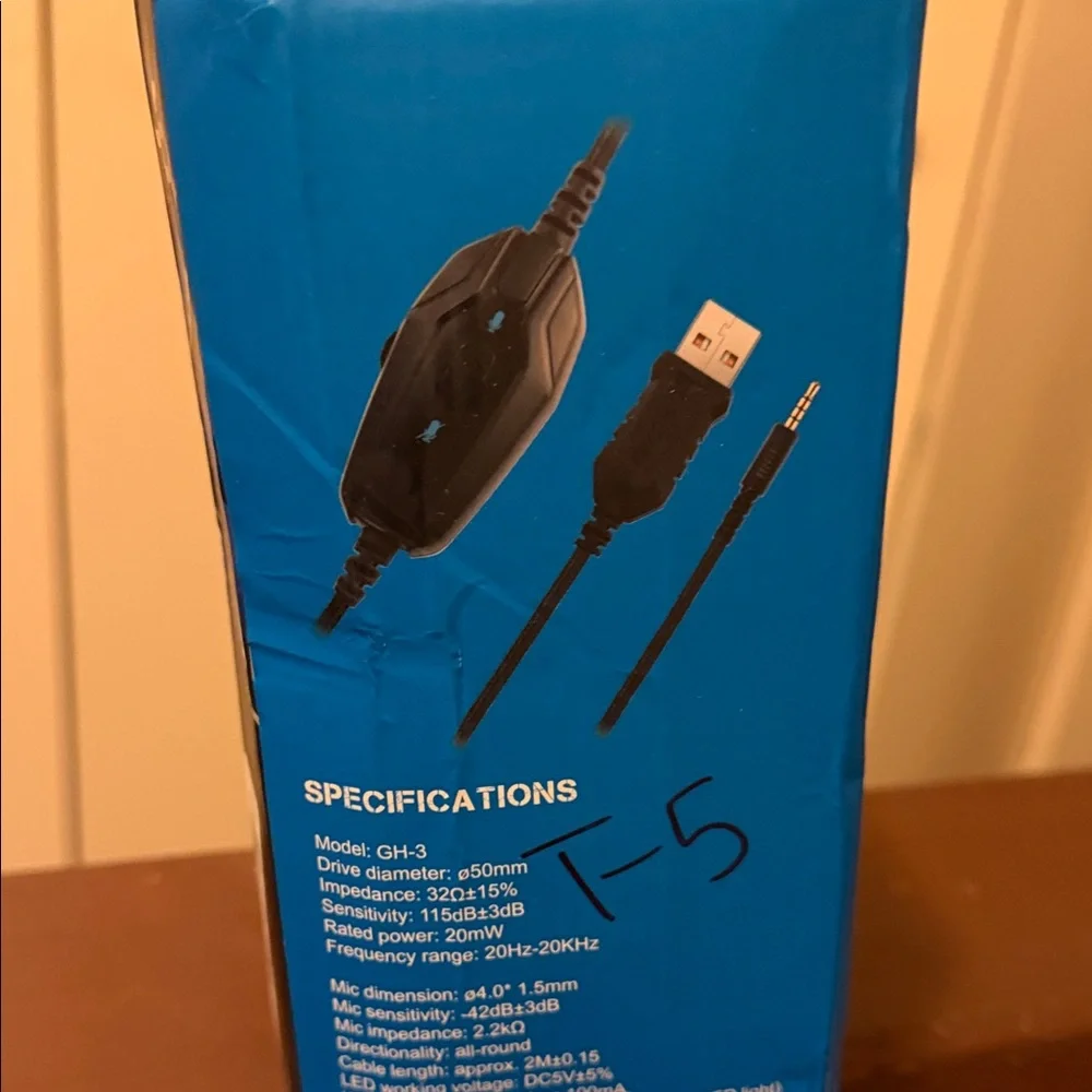 GH-3 Gaming Headset - Black and Blue